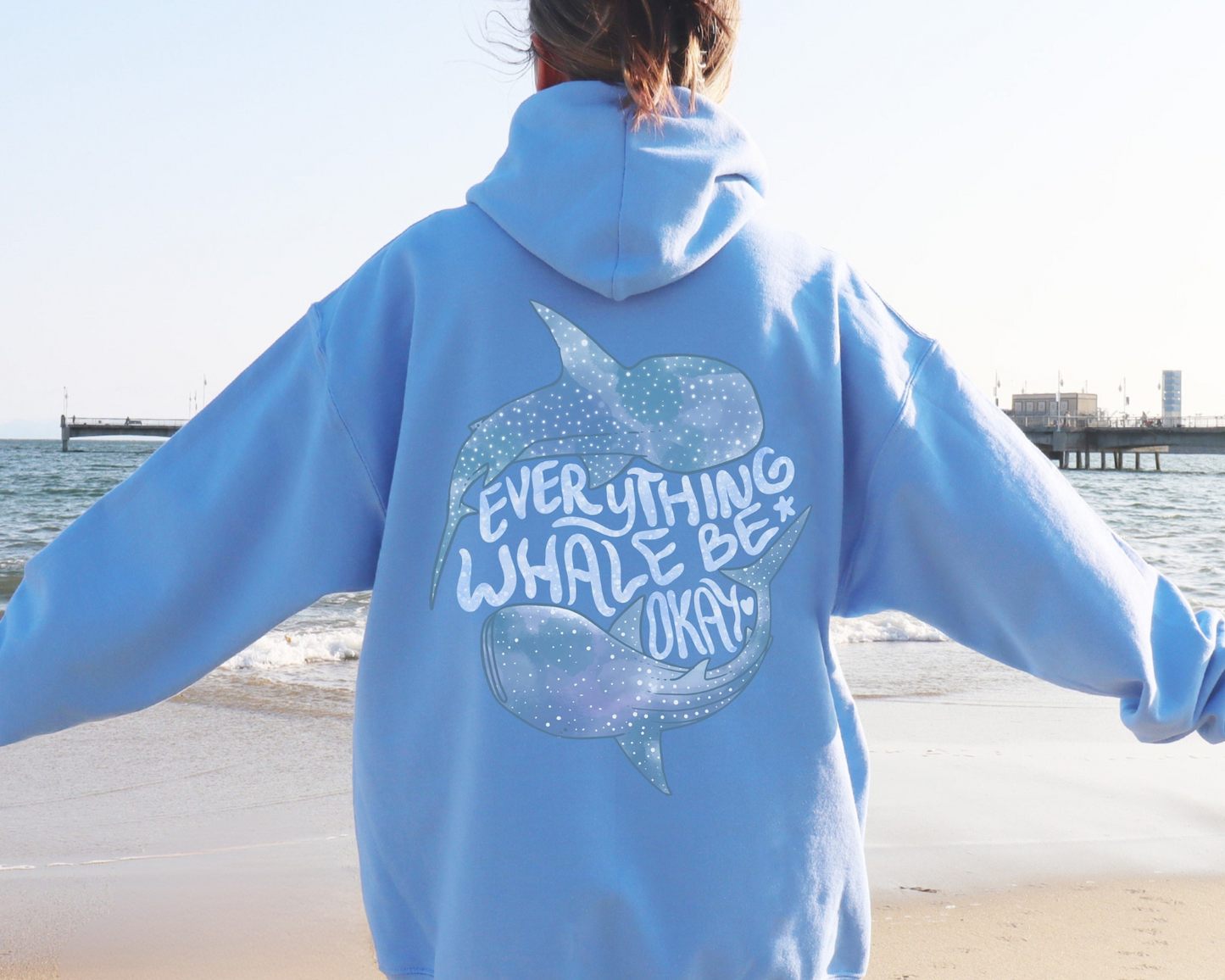 Whale Be Okay Hoodie