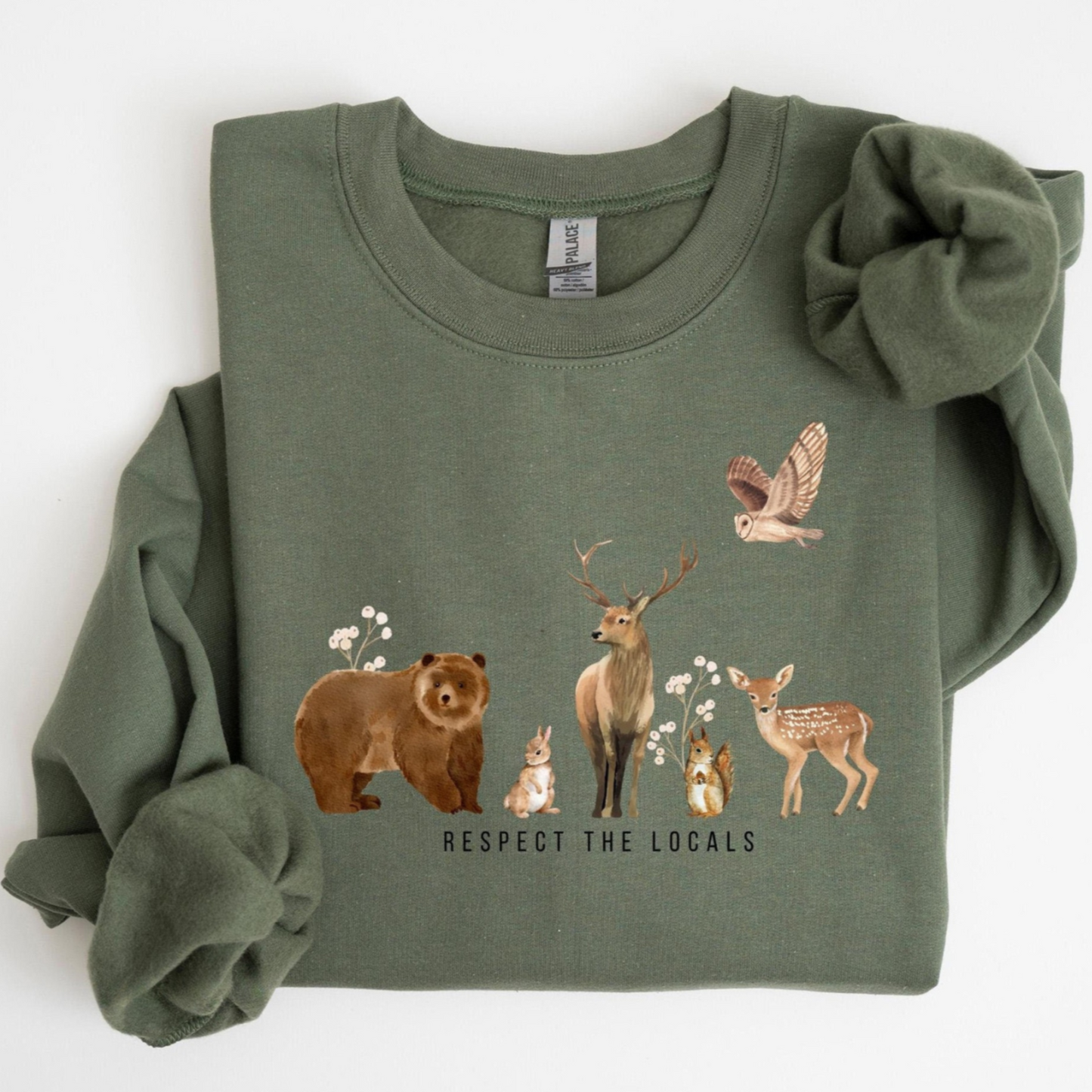 Respect The Locals Forest Sweater