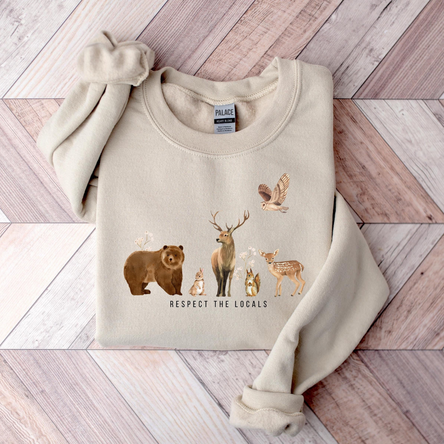 Respect The Locals Forest Sweater