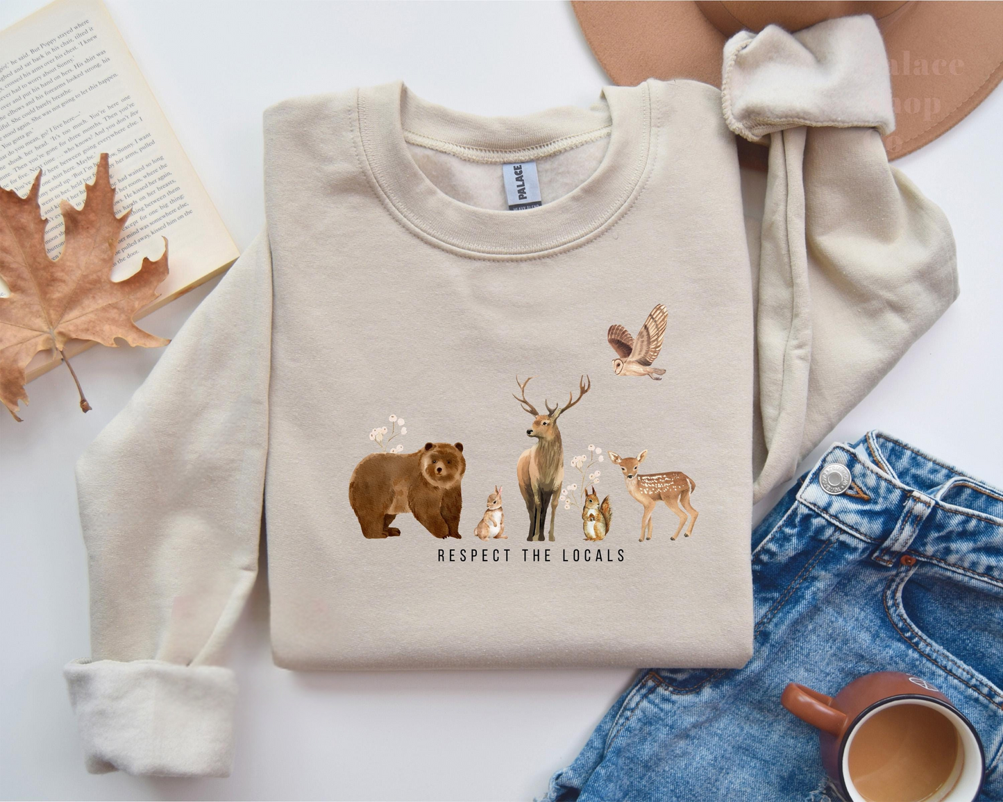 Respect The Locals Forest Sweater