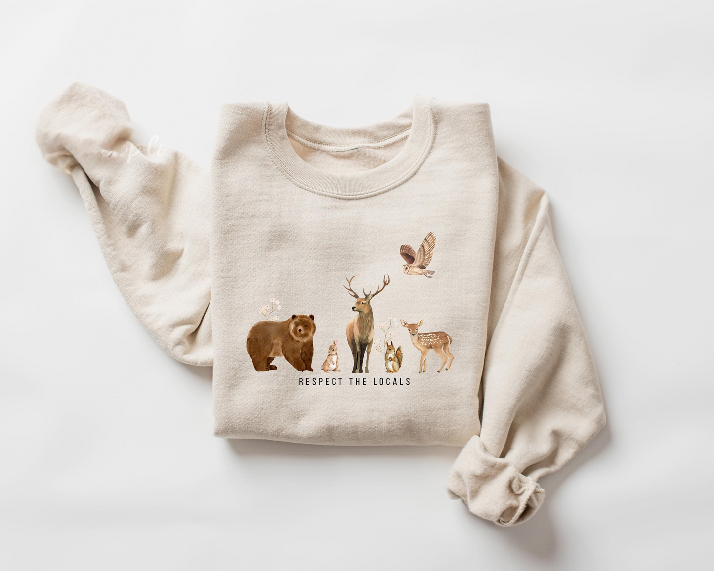 Respect The Locals Forest Sweater