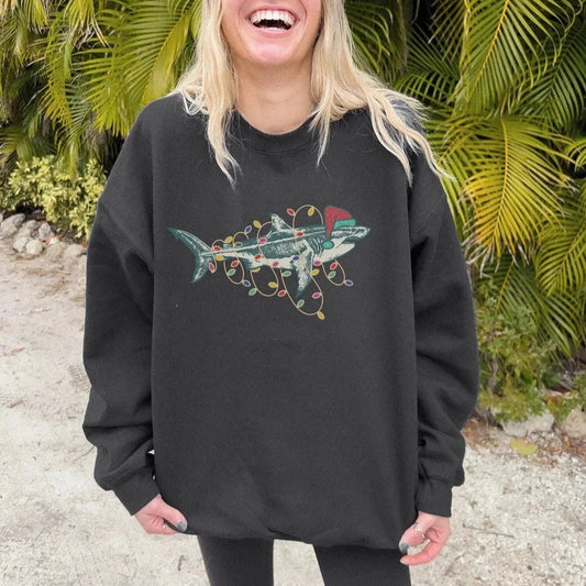Christmas Shark Sweater V2