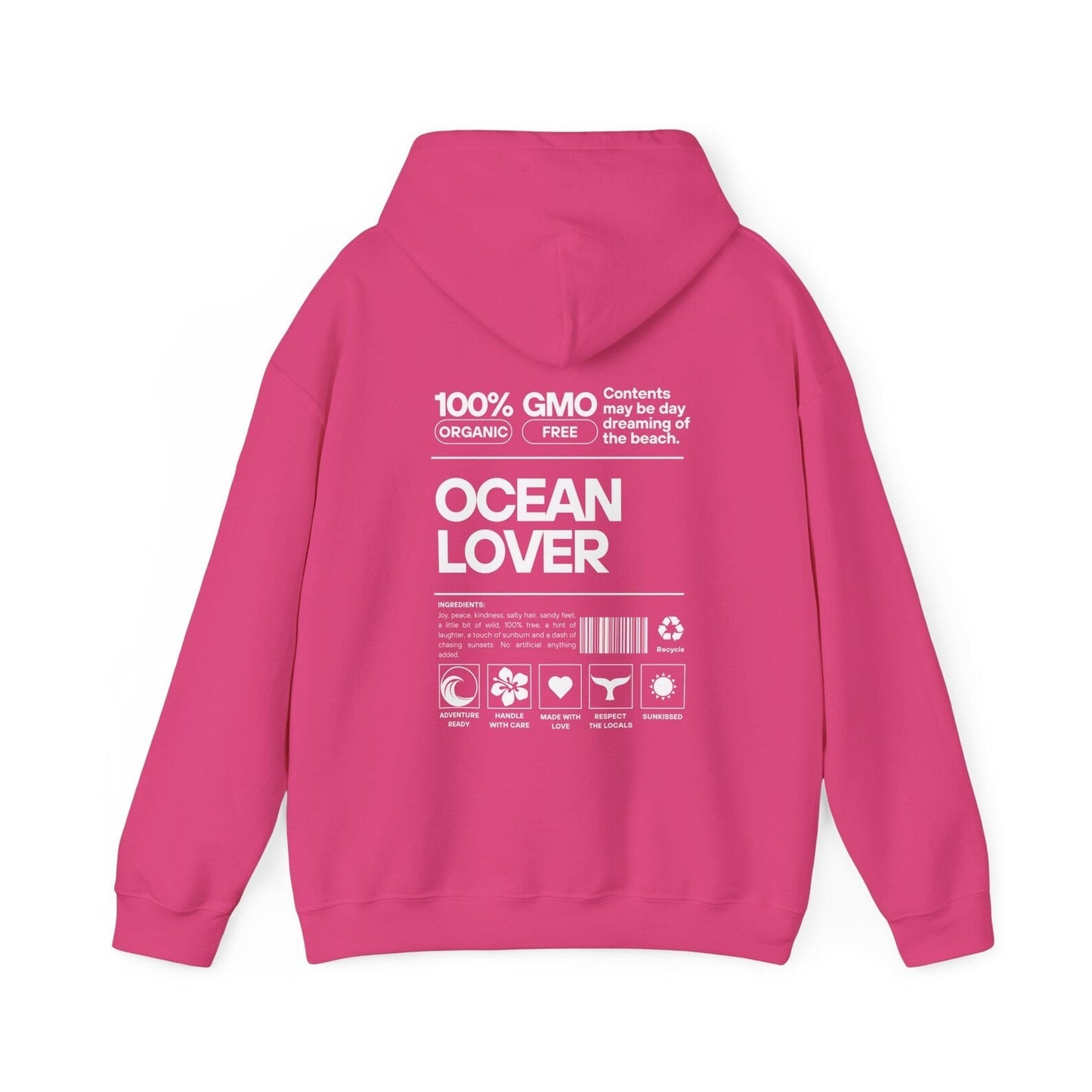 100% Ocean Lover Hoodie