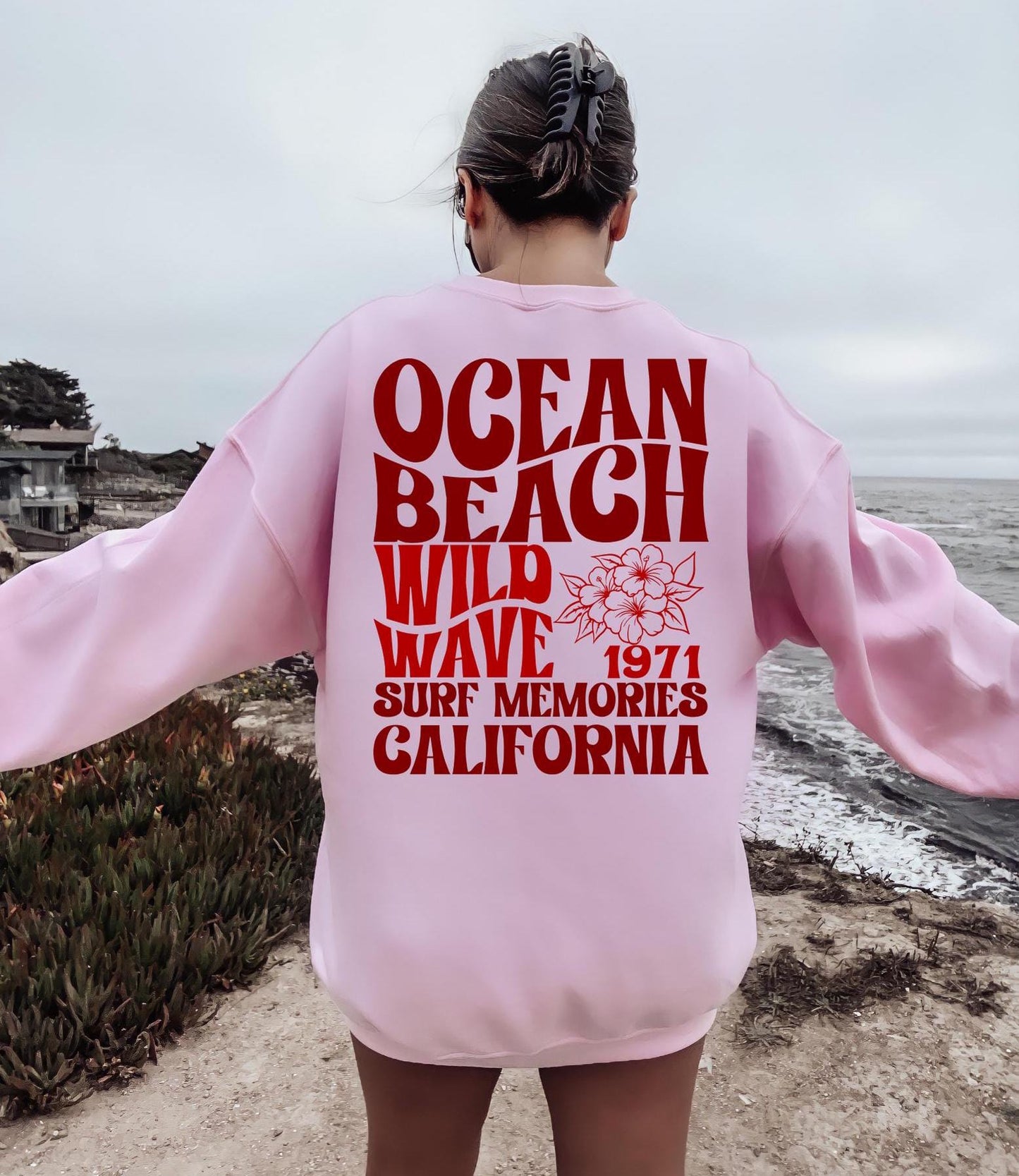 Ocean Wave Wild Beach Sweater